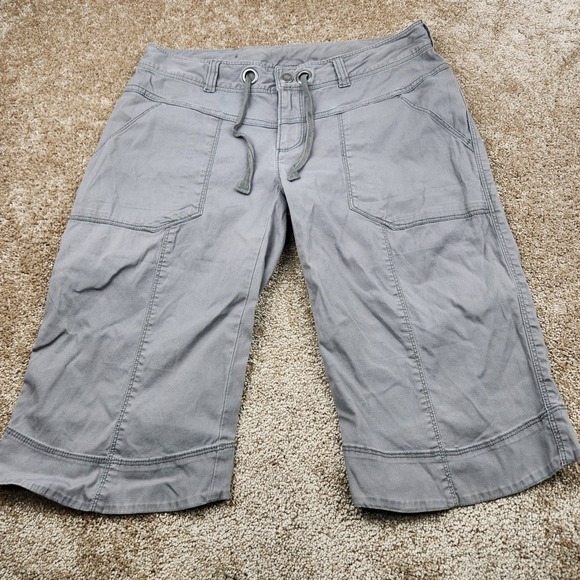The North Face Pants - The North Face Noble Stretch Capri Womens Gray Size 6 Casual Outdoor UPF 30
